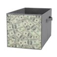 Bybiment 1PCS Fabric Storage Cubes, Us One Hundred Dollar Cube Storage
