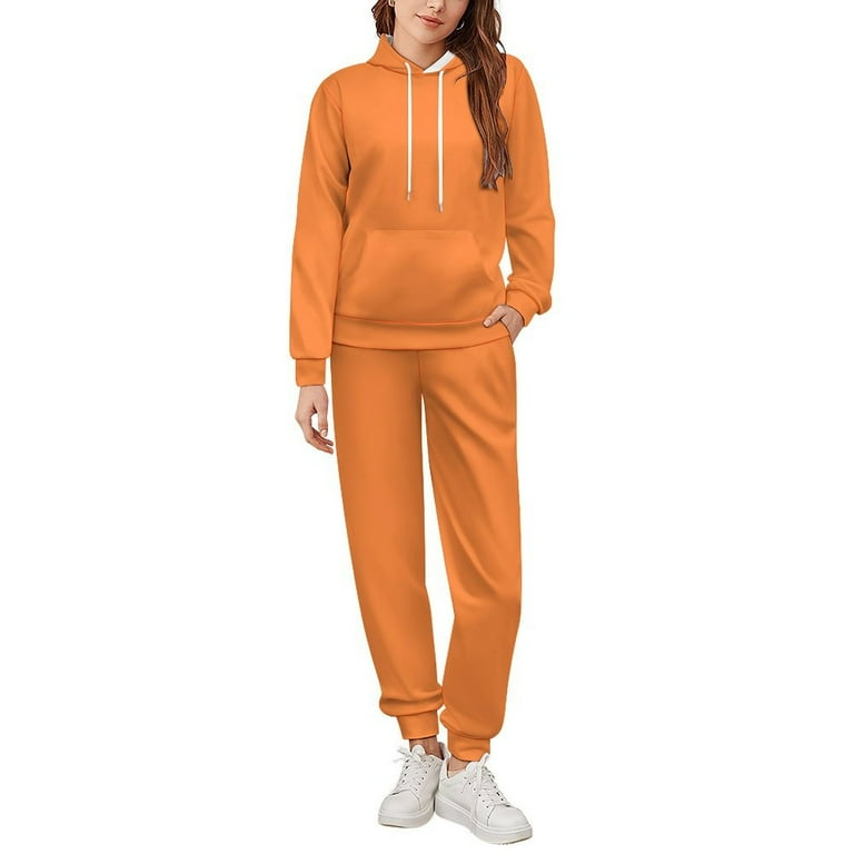 Bright orange tracksuit clearance