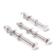 thumbnail image 1 of Bybiment 5/16-18x1-1/4 Hex Cap Screws Hexagon Bolts, and Nuts and Washer, External Hex Drive, Steel 304, UNC Coarse Thread Fully Threaded, Quantity 20, 1 of 4
