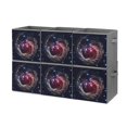 Bybiment 6PCS Fabric Storage Cubes, Image V838 Monocerotis Red Variable
