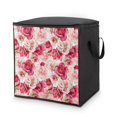 Bybiment 80L Large Capacity Quilt Storage Bag with Handle, Floral