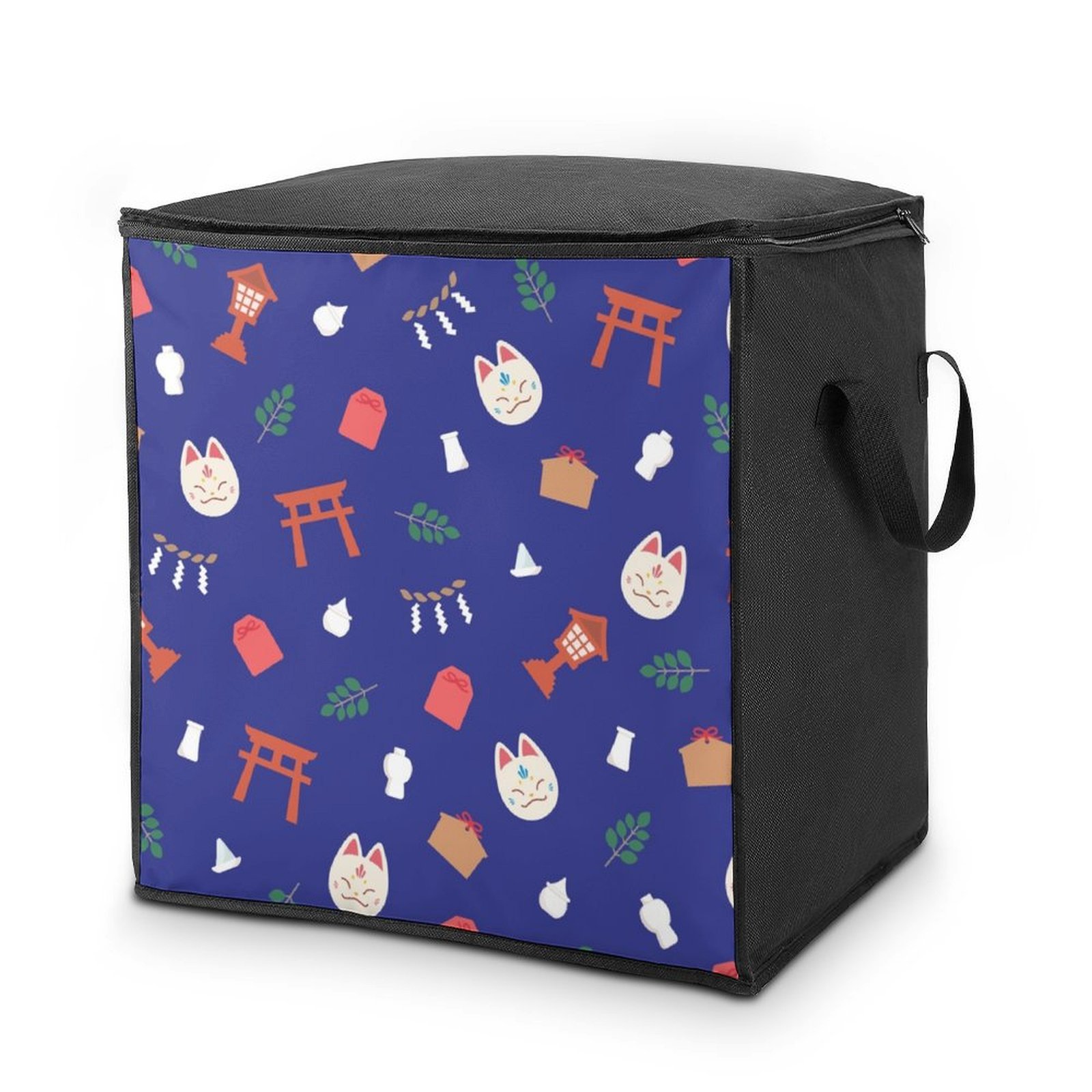 Bybiment 80L Large Capacity Quilt Storage Bag with Handle, Gods Pattern