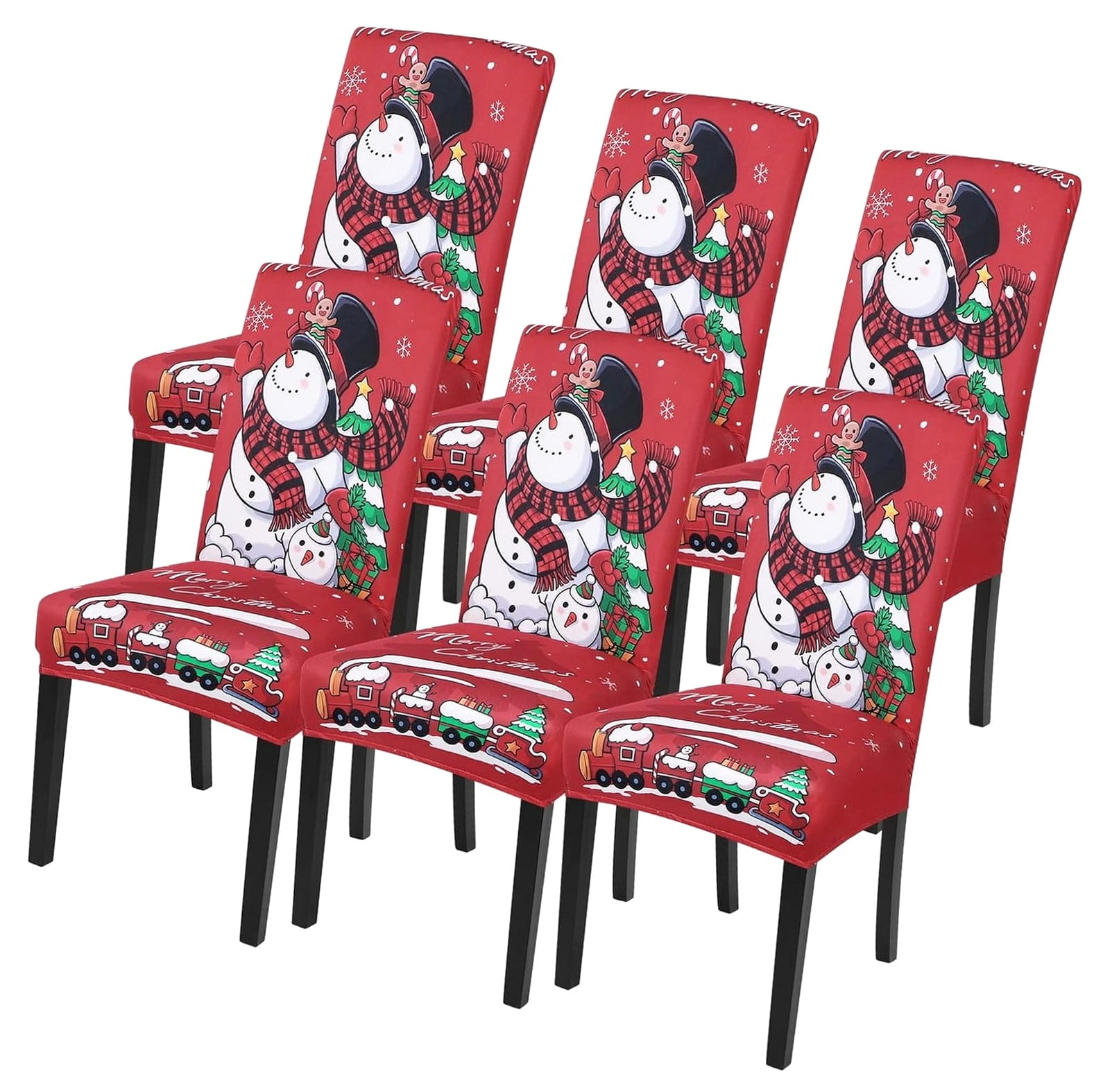 Christmas Chair Covers Set Of 6