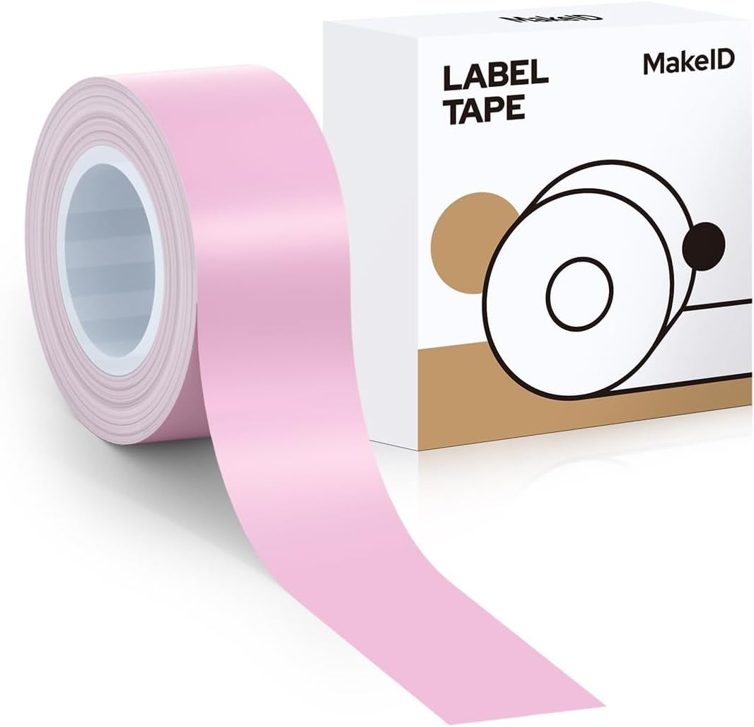 Bybiment E1 Q1 Label Maker Tape Refills, 16mm 4m (0.63