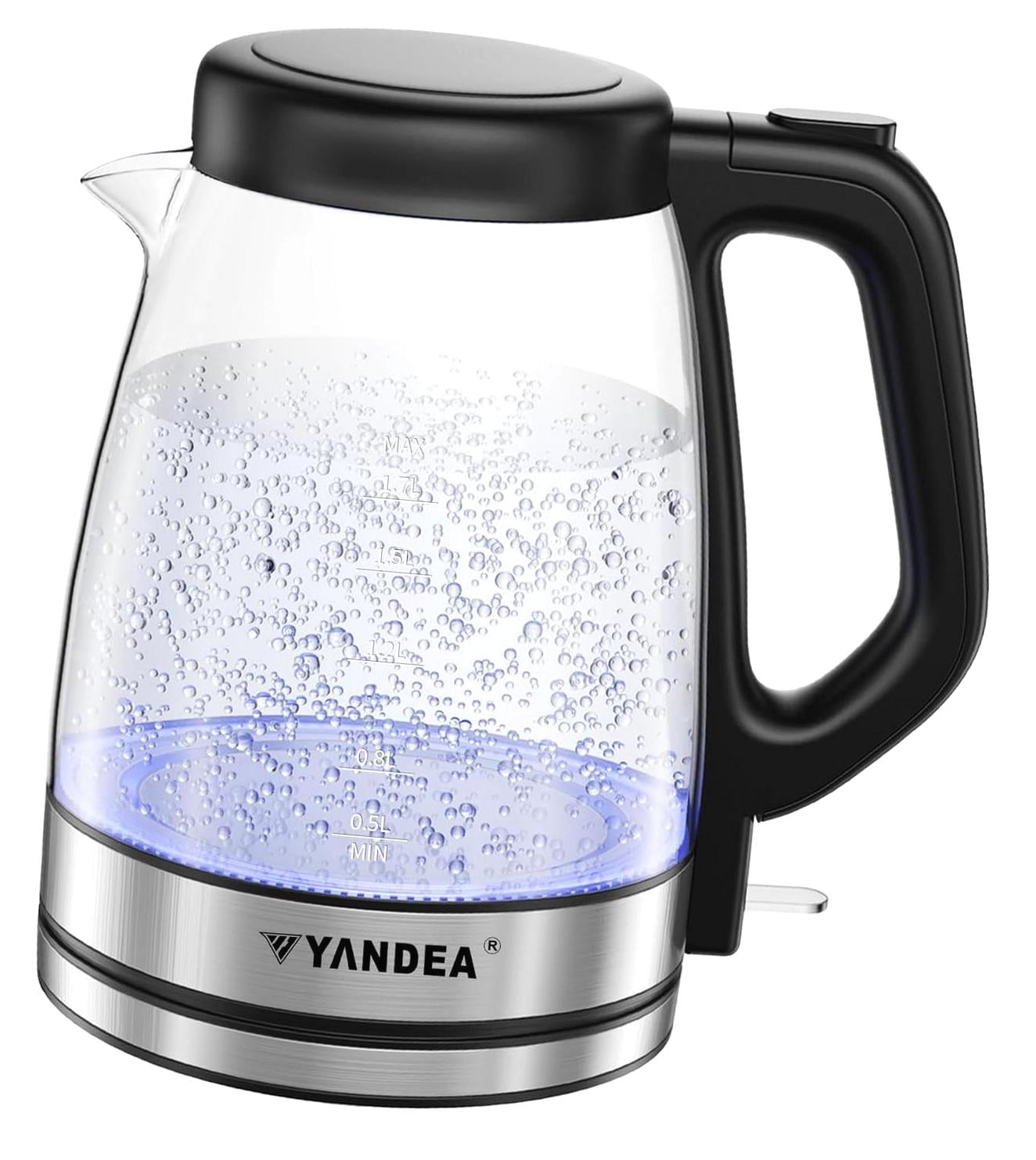 Bybiment Electric Kettle (Blue), Water Heater, Automatic Shut-Off, Boil ...