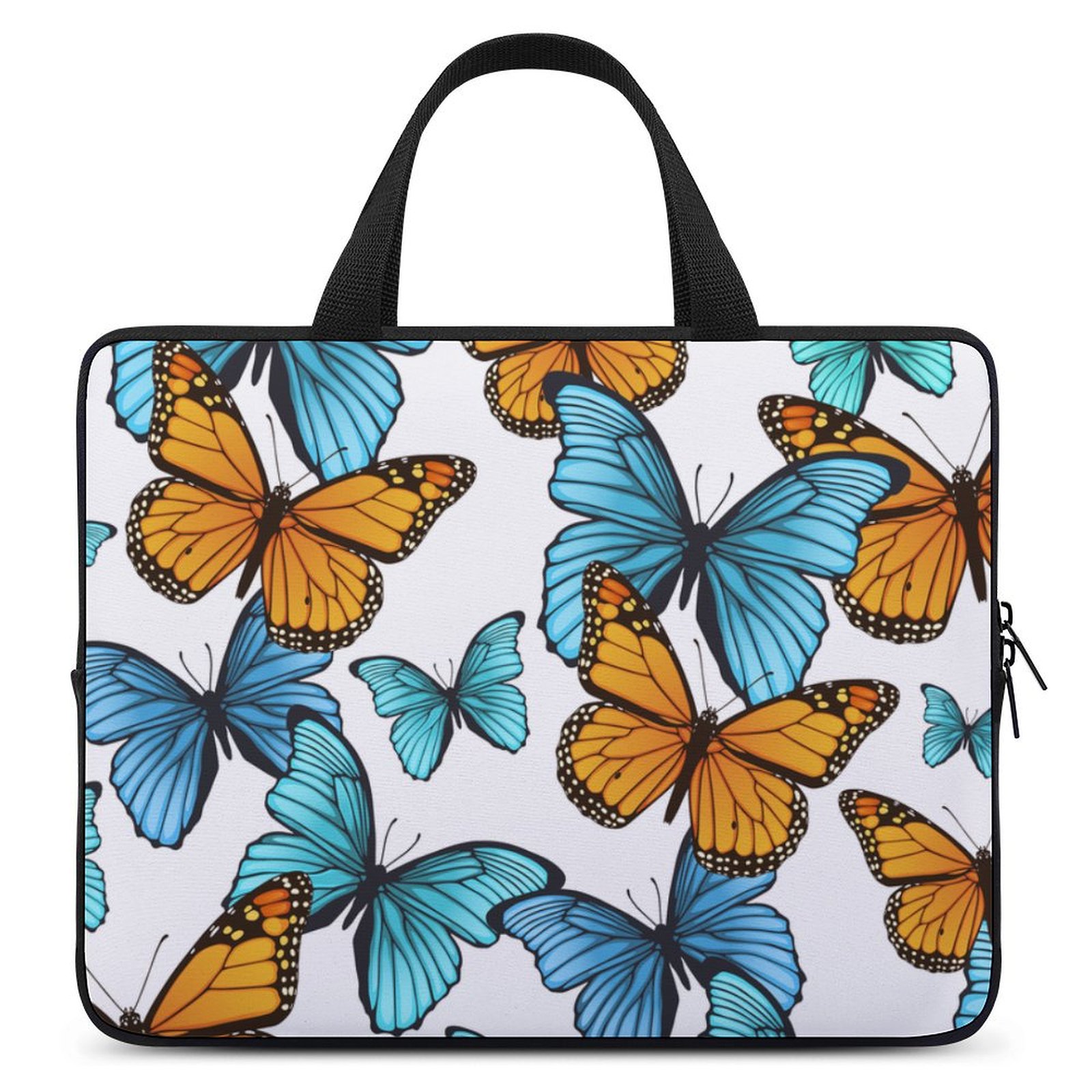Bybiment Laptop Bag 12 Inch, Pattern Decorative Butterflies Waterproof