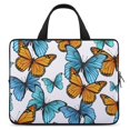 Bybiment Laptop Bag 12 Inch, Pattern Decorative Butterflies Waterproof