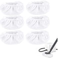 thumbnail interactive-video image 1 of 10-Pack Microfiber Bonnet Pads For Dupray Steam Cleaners - Triangular Brush Tool Replacement Cloths 1 of 3