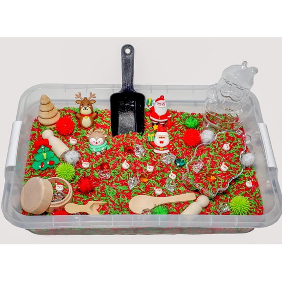 Christmas Sensory Bin - Sensory-N-Stuff