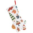 Bybiment Pet Dog Cat Paw Christmas Stockings, Pattern Christmas New