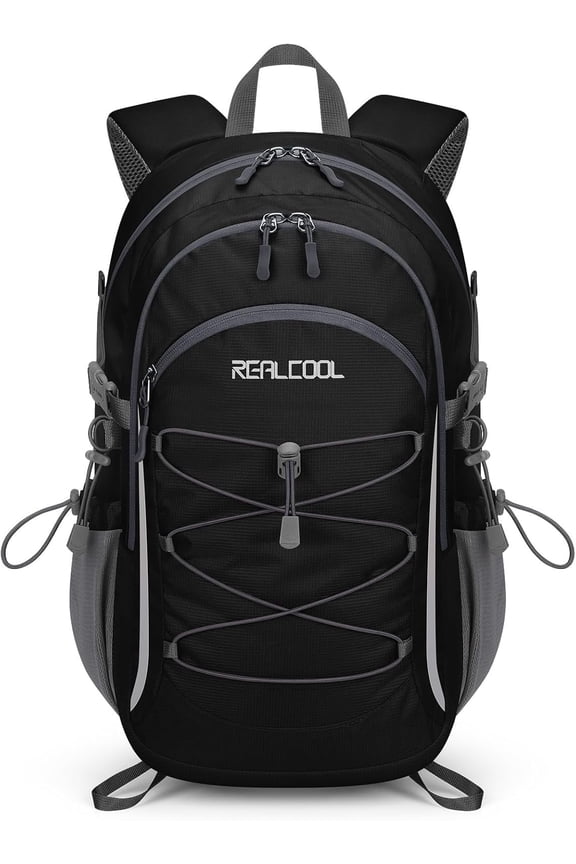 Hiking Backpack for Men Women,20L Lightweight Waterproof Travel Camping Backpack Hiking Daypack for Cycling Running Black