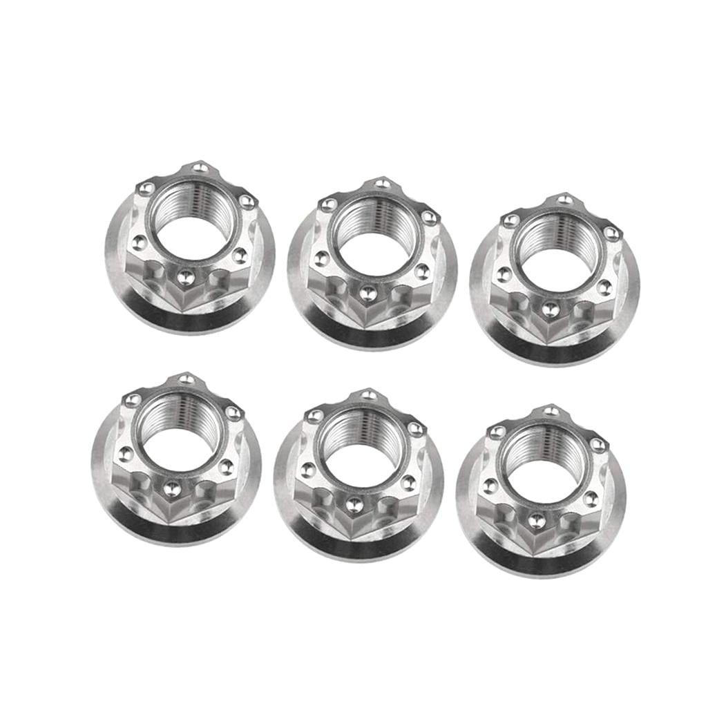 Bybiment Titanium M6 M8 M10 M12 M14 M16 Flange Bolt Nut Bicycle ...