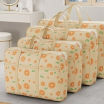 Byclexb Large Moving Bags with Zippers & Carrying Handles, Storage Bags Storage Totes for Clothes, Moving Supplies, Space Saving Organizer for Moving, Traveling