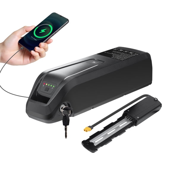 Bydrena 48V 10.4AH Lithium Ion Battery 4-Pin Replacement Bike Battery