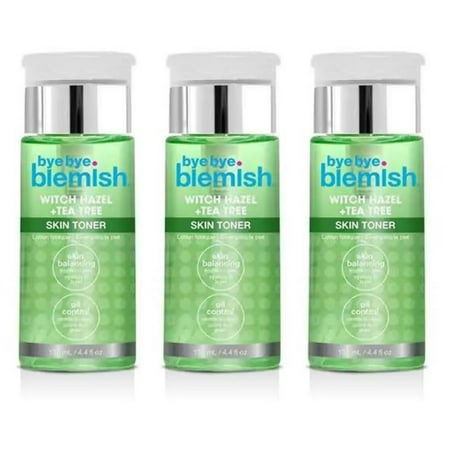 Bye Bye Blemish Witch Hazel + Tea Tree Blemish Toner x 3