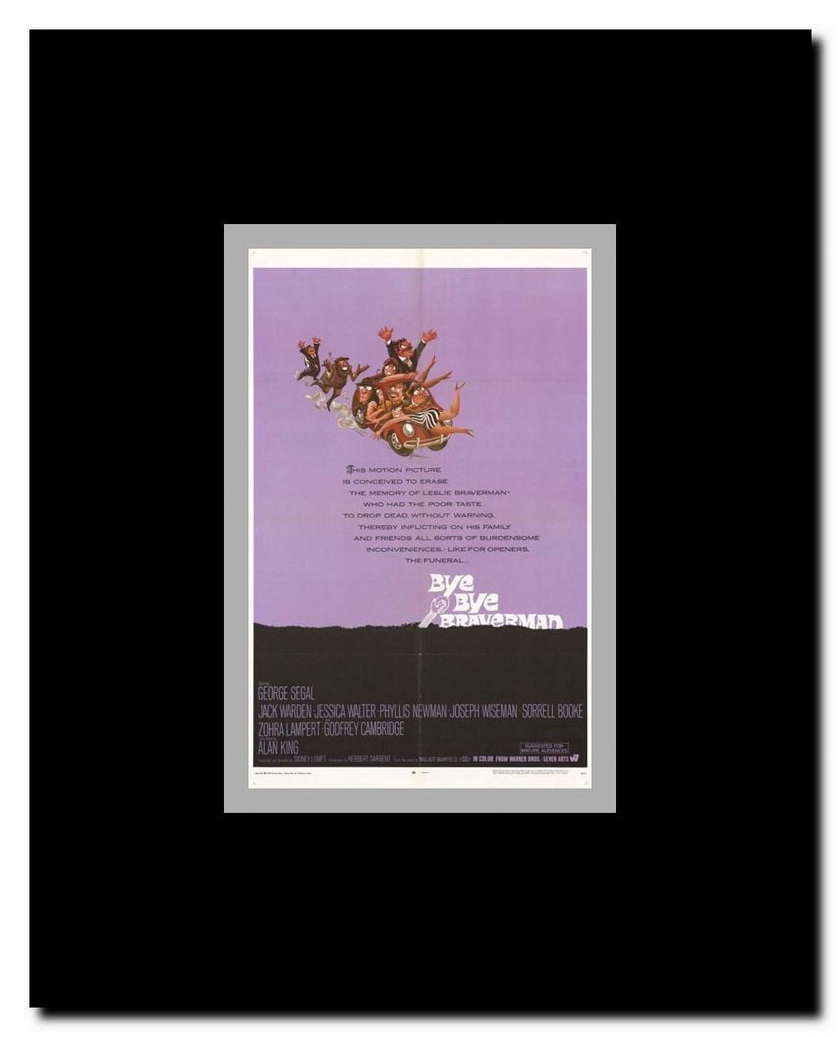 Bye Bye Braverman Framed Movie Poster