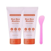 Bye Bye Bushes Intimate Hair Removal Cream with Aloe & Cucumber, Gentle and Effective for Sensitive Skin, 50g
