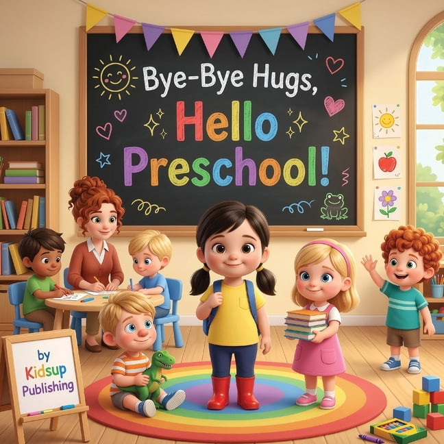Bye-Bye Hugs, Hello Preschool: A Gentle First Day Story for Toddlers to ...