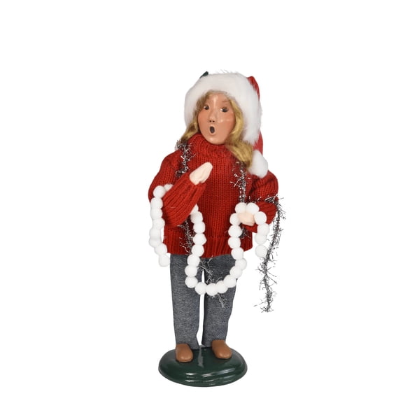 Byers' Choice Decorating Family Girl 1252G from The Caroling Families Collection