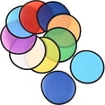 thumbnail image 1 of Byfri 10 Pack Multicolor Round Foldable Flying Disc Hand Fans Portable Cooling Fans for Summer Outdoor 25cm, 1 of 7
