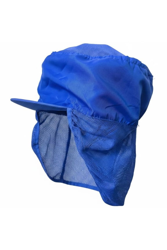 Breathable Mesh Work Cap Dustproof Hair Cover Hat for Restaurant Kitchen Blue One Size