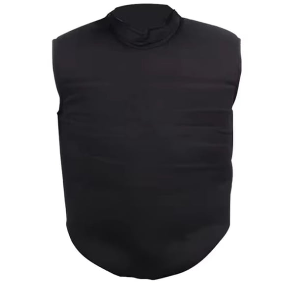 Byfri Canvas Padded Fencing Coach Vest Professional Training Sleeveless Jacket Black Size M