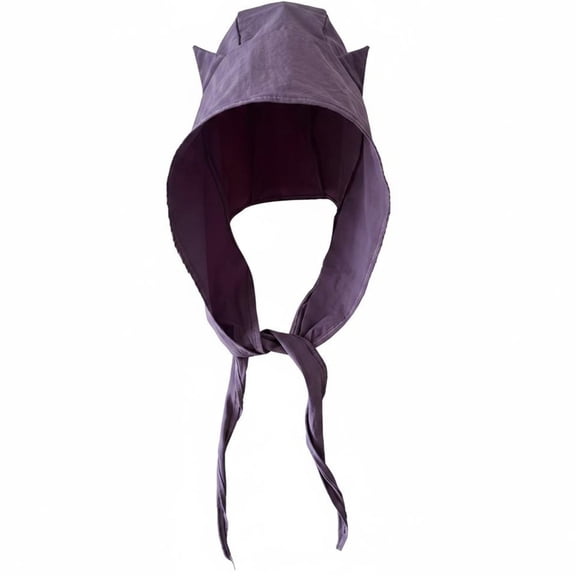 Byfri Devil Horn Quick Dry Sun Hat with Neck Flap for Cycling Beach Outdoor Wear One Size