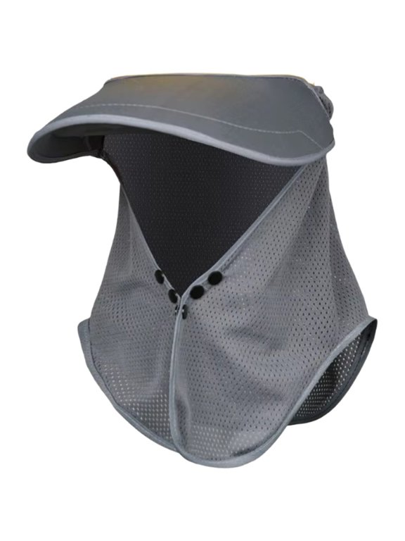 Hard Hat Sun Shade Mesh Neck Shield Visor for Construction Outdoor Work 40x30x14cm