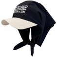 thumbnail image 1 of Byfri Integrated Scarf Baseball Cap Sun Protection Visor Hat for Women Summer Beach Wear One Size, 1 of 7