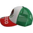 thumbnail image 1 of Byfri Mexico Flag Mesh Trucker Hat Breathable Outdoor Sun Baseball Cap 56-60cm, 1 of 7