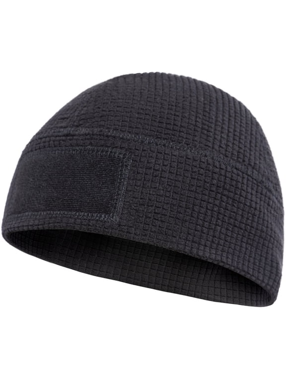 Thermal Skull Cap Helmet Liner Windproof Fleece Hat Black 56-58cm 1Pc