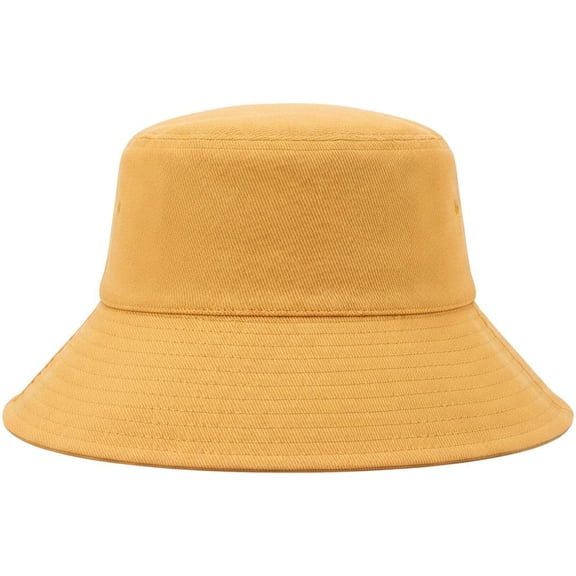 Byfri Yellow EMF Radiation Protection Bucket Hat, Silver Fiber Lined Sun Cap for Daily Wear, Yellow 58cm