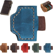 Bygone Mark Bookmark with Pen Holder, Personalized Magnetic Leather Bookmark with Pen Holder, Magnetic Bookmarks for Reading Women Book LoversTravelers Notebook Journal Covers