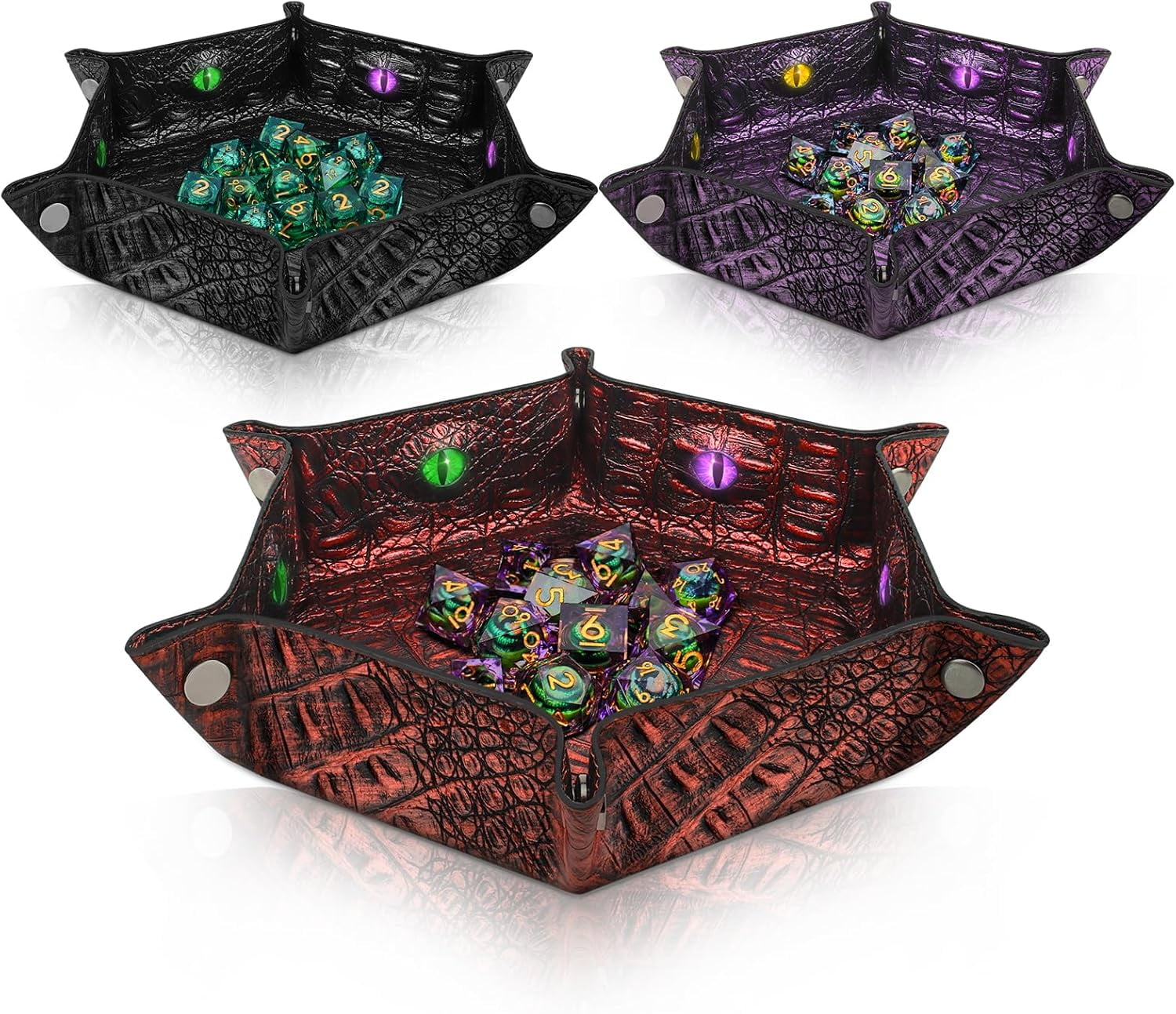 Lot De 4 Paravents DM D&D 5E Byhoo – A4 Pliables, Effaçables, Imperméables – Pour Maîtres De Jeu Créatifs