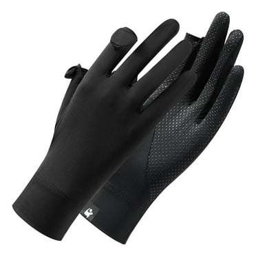 Byikun 2-Pack Breathable Ice Silk Anti-UV Sunscreen Gloves for Summer - Lightweight, Cool Texture, Non-Slip Grip, Ideal for Cycling, Driving, and Outdoor Activities