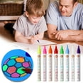 thumbnail image 1 of Byikun 8pc Colorful Luminous Highlighter Set - DIY Water-based Glow-in-the-Dark Markers for Hand Drawing, Student Graffiti, and Craft Projects, 10ml Each, Absorb Light for Long-lasting Glow, 1 of 7