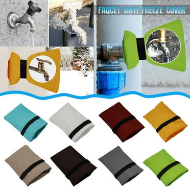 Byikun Faucet Insulation Cover Outside 3pc Faucet Cover Faucet Freezing Protection for Faucet Outdoor Faucet Socks