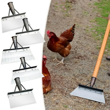 Byikun Garden Flat Shovel, Weeding Tool, 11.81 Inch Multifunctional Stainless Steel Cleaning Snow Shovel for Weeds and Moss, Lawn Edging Scraper Shovel, Outdoor Spade Tool for Weeding, Ice Removal