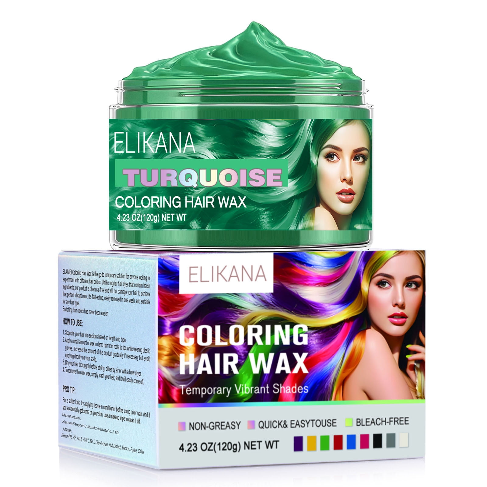 Byikun Hair Mud, Temporary Color Styler, Gentle recipe Hair Cream, Non ...