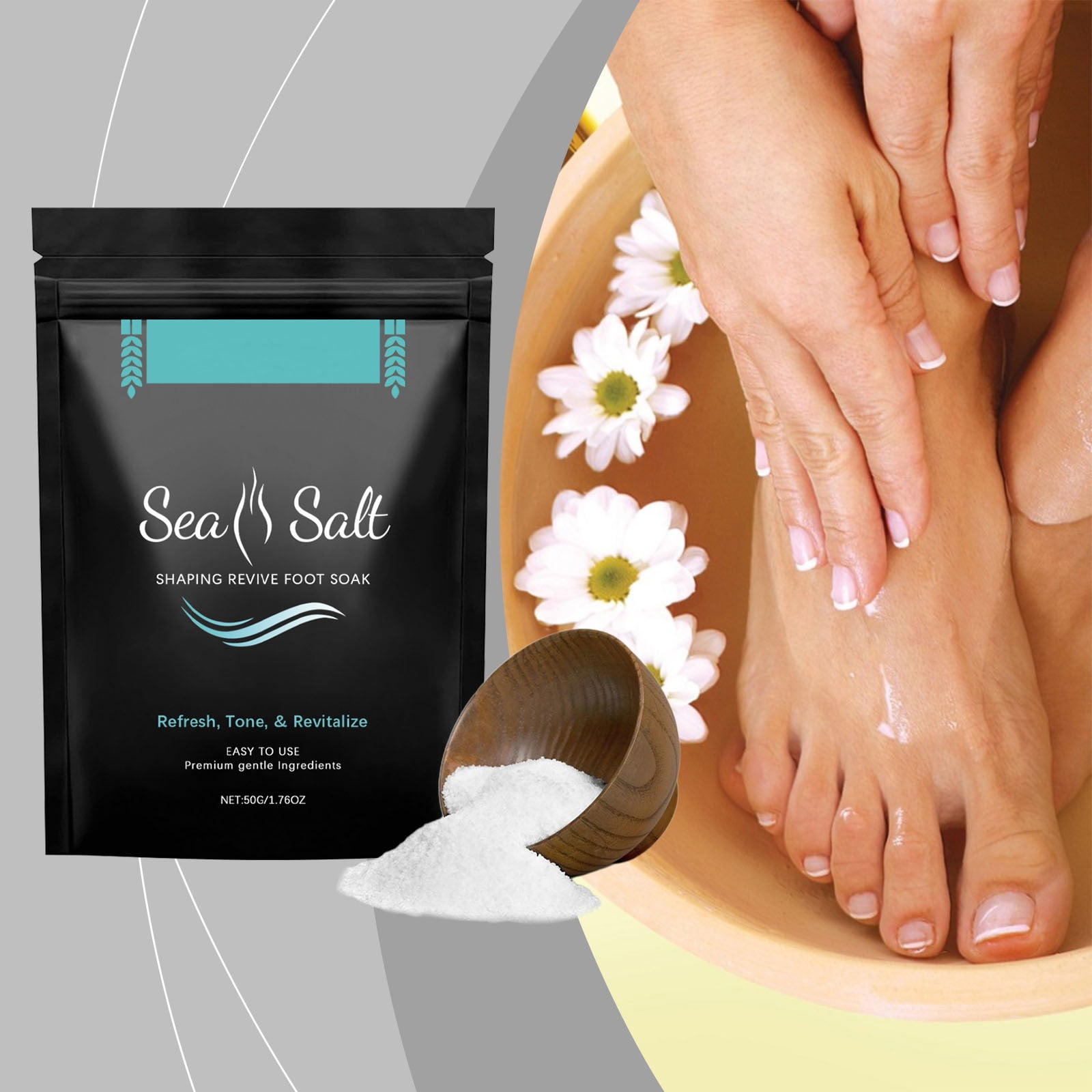 OrientLeaf Bath Salt Foot Soak for Brightening Skin 5 lbs