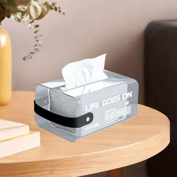 Byikun Wall Mounted Paper Towel Box, 7.2x4.8x3.54 Inches Household Paper Roll, Wall Mounted Washcloth Extraction Box, Non-slip Flushable Wipes Holder, Wipes Dispenser for Kitchen Bedroom Bathroom