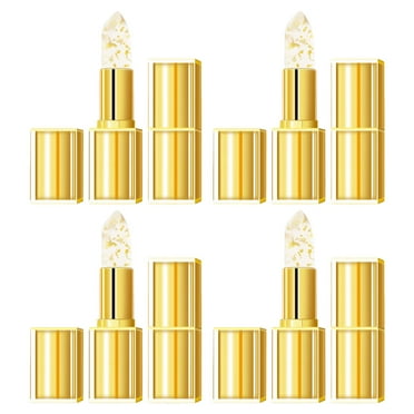 Bymolia Color Changing Lipstick, Bymolia Lipstick, Bimolia Lip stick Transparente, By Molia Gold Color Changing Lip stick, 4PCS