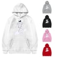 thumbnail image 1 of Byoo Big Boy's Trendy Hoodie Long Sleeve Astronaut Space Graphic Pullover School Casual Hooded Sweatshirt,White, 1 of 4