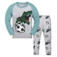 thumbnail image 1 of Byoo Big Boys' Garbage Truck Print Long Sleeve Top And Pants Set Kids Casual 2 Piece Outfit, 1 of 2