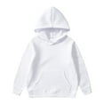 thumbnail image 1 of Byoo Big Boys Solid Color Hoodie Sweatshirts with Pocket Soft Daily Pullover Hooded Sweatshirt Kids Active Sport Pullover Top, 1 of 4