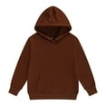 thumbnail image 1 of Byoo Big Boys Solid Hoodie Soft Full Sleeve Hoody Pocket Sweatshirt Warm Aactive Oversize Pullover Top, 1 of 4