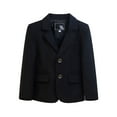 thumbnail image 1 of Byoo Big Boys' Stripe Graphic Suit Jacket Casual Loose Fit Formal Weeding Button Down Blazer Coat for Kids, 1 of 2