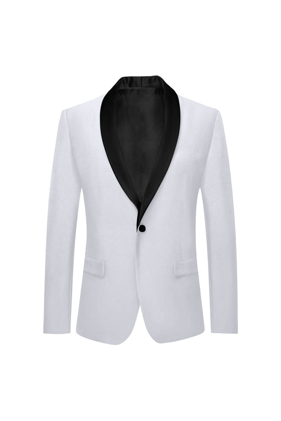 Big Boys formal Suit Jacket Solid Long Sleeve Lapel Button Casual Blazer Top Soft Comfort Coat for Kids