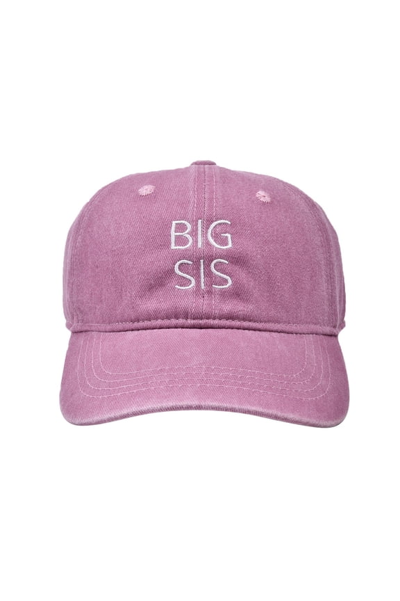 Big Bro Embroidered Vintage Washed Baseball Hat Soft Curved Brim Big Bro Daily Casual Caps