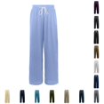 thumbnail image 1 of Byoo Big Girl's High Rise Flare Denim Jeans Solid Wide Leg Trousers Street Trend Bottoms,Sky Blue, 1 of 8